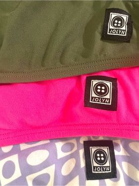 Jolyn Swimwear Trio - Olive (30), Hot Pink (26) & Lilac Print (26)